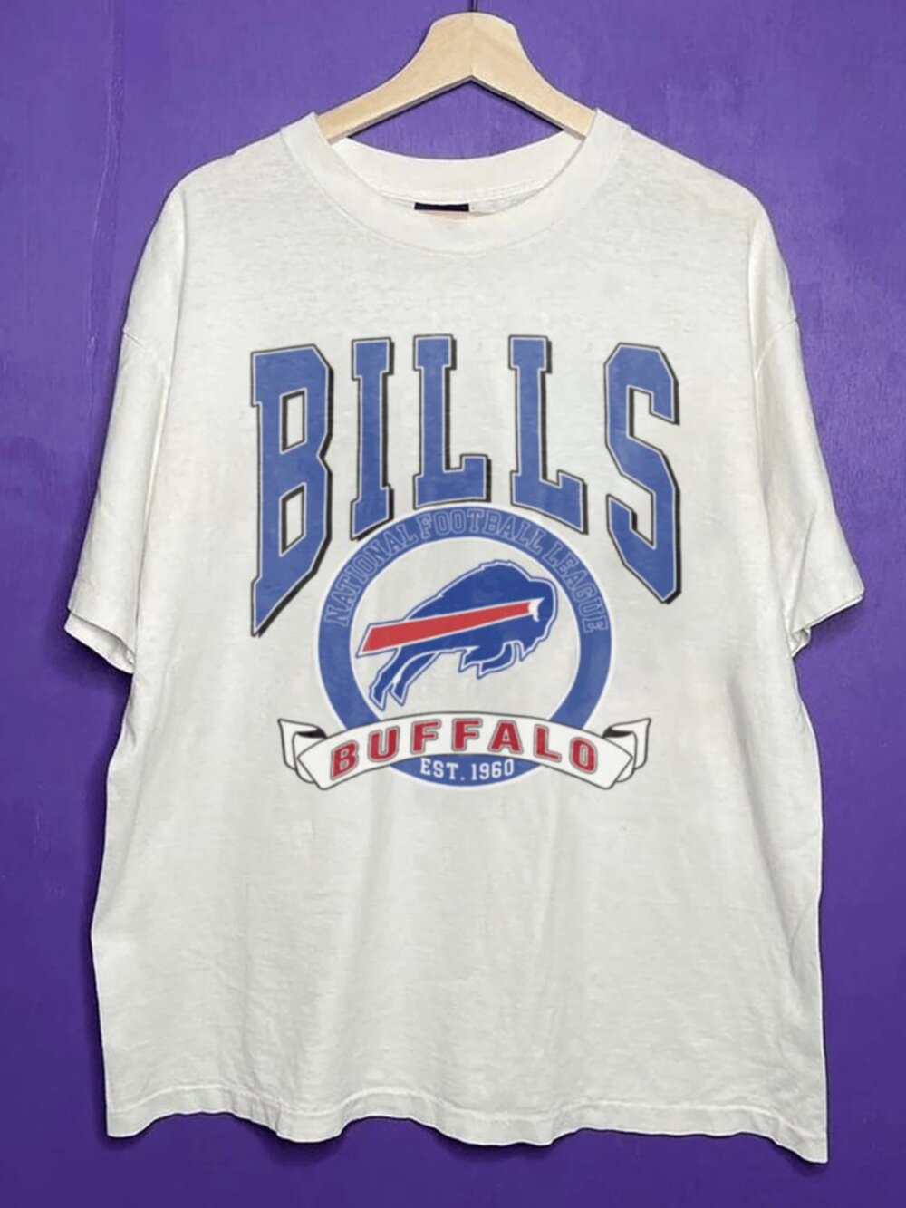 90s Vintage Buffalo Bills Crewneck Shirt, Retro NFL Football Shirt For Men Women